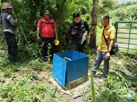 Monitoring dan Pengecekan Fisik Pembangunan Jaringan Air Bersih dan Sumur Bor Dana BKK Kabupaten Bad
